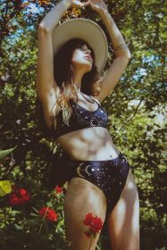Cygnus Swimsuit in Midnight (size: S)